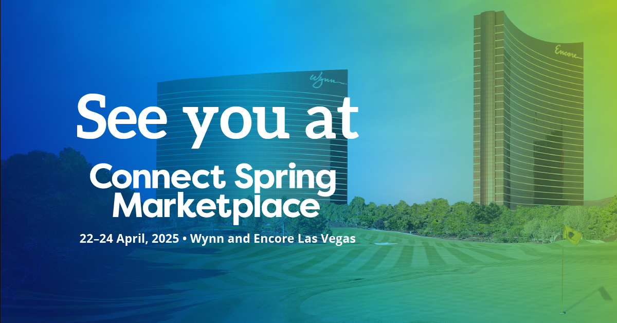 "See you at Connect Spring Marketplace" attendee graphic for Connect Spring Marketplace 2025.