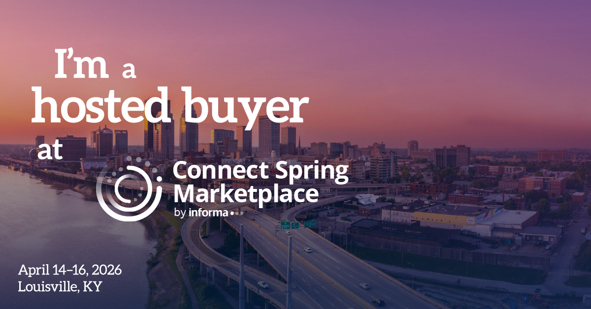 "2026 Hosted Buyer" graphic for Connect Spring Marketplace.