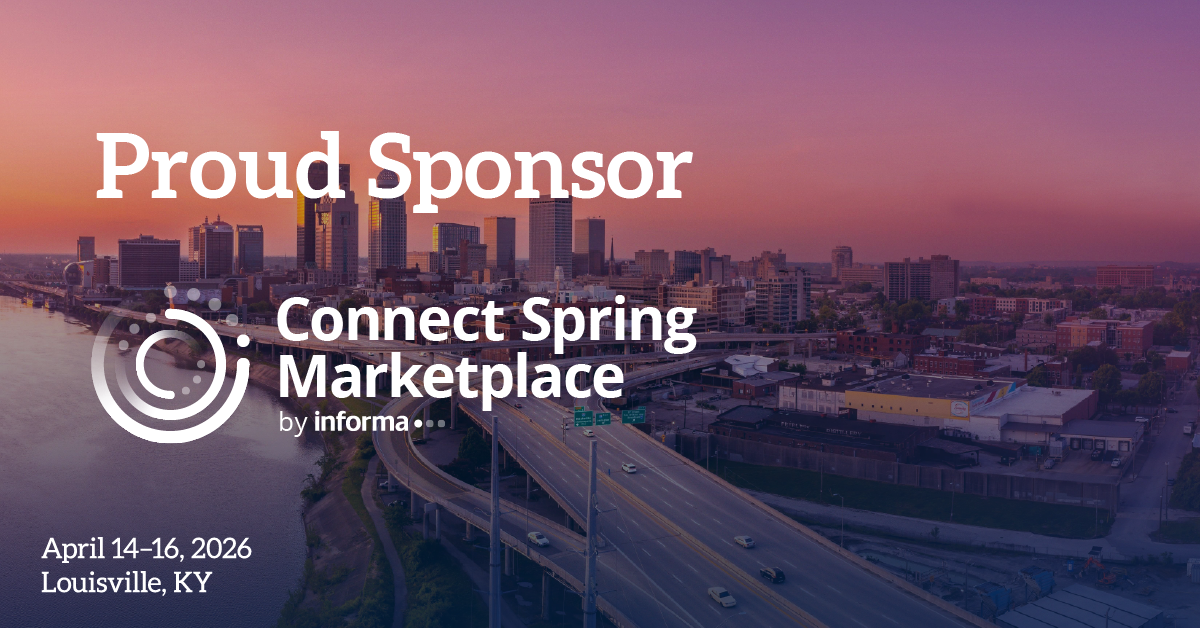 "Proud Sponsor" graphic for Connect Spring Marketplace.