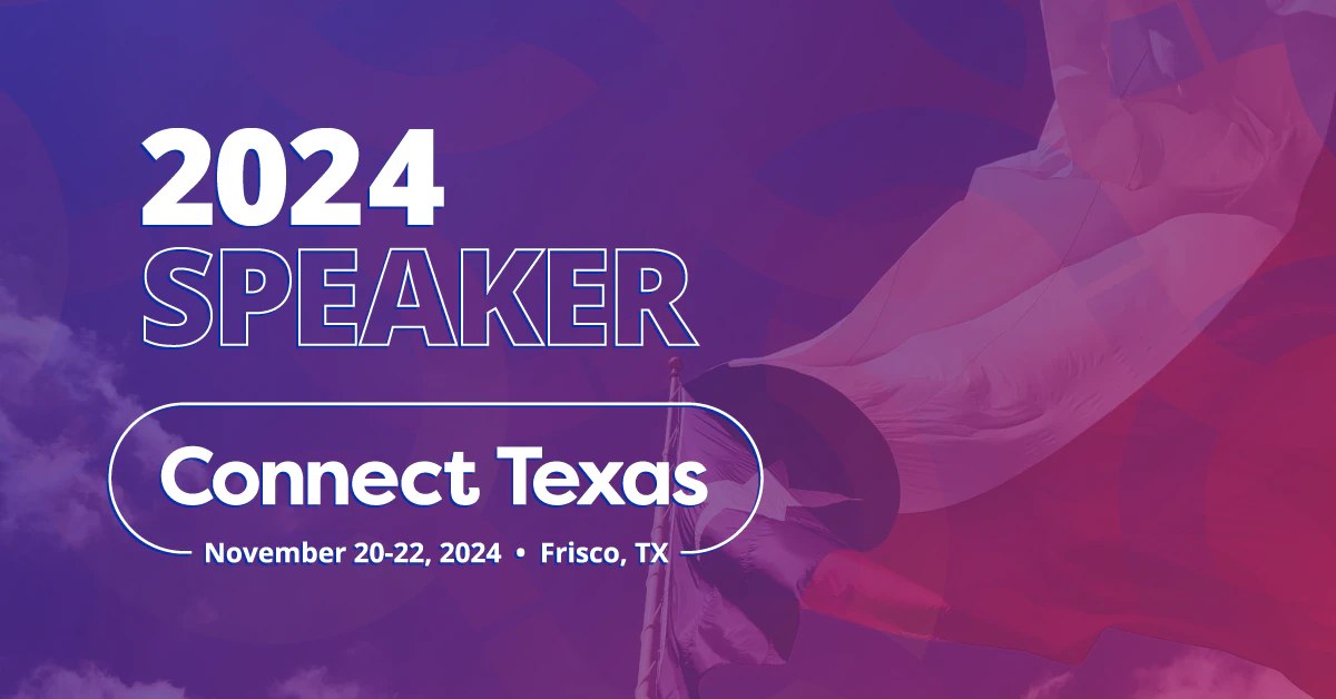"I'm Taking the Stage at Connect Faith" graphic for speakers.