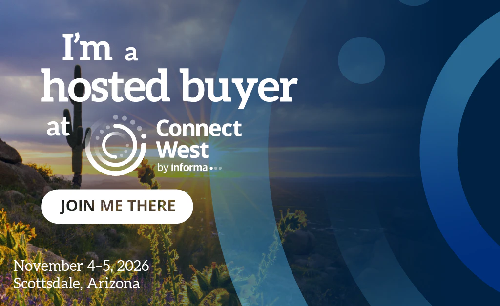 "I'm a Hosted Buyer" graphic for Connect West 2026.