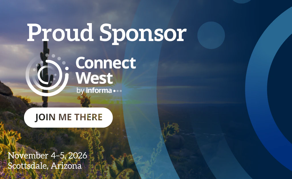 "Proud Sponsor" graphic for Connect West.