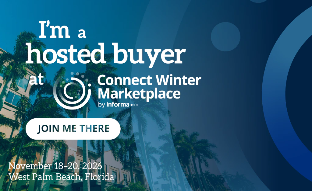 "I'm a Hosted Buyer" graphic for Connect Winter Marketplace 2025.