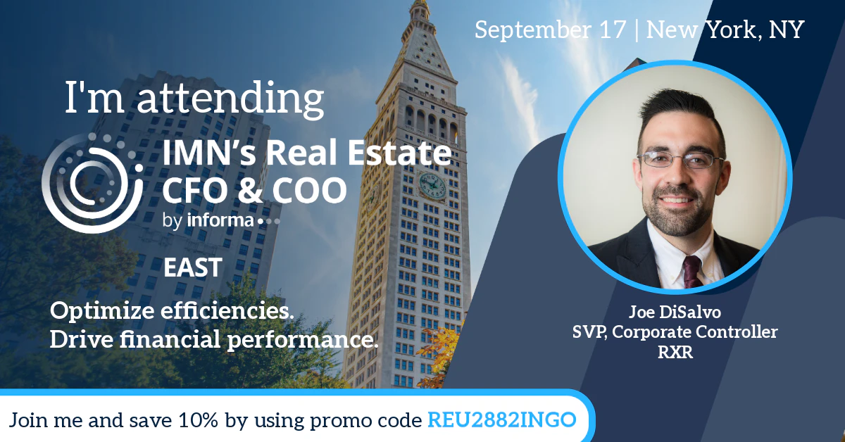 CFO East Marketing Banner for Attendees