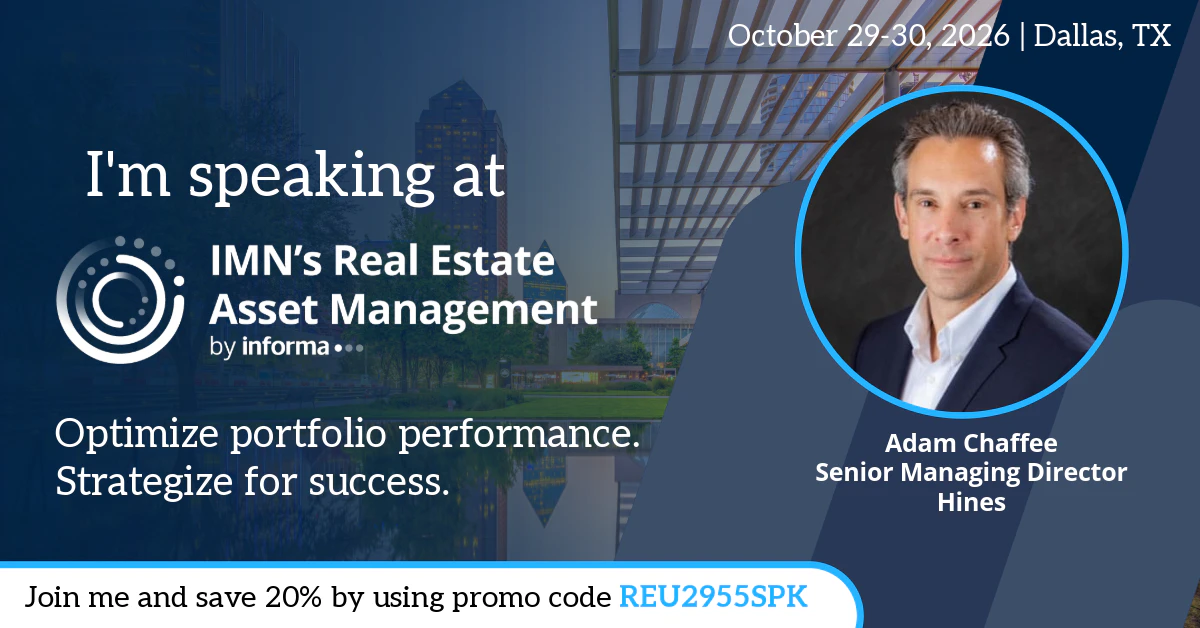 Real Estate Asset Management Marketing Banner for Speakers