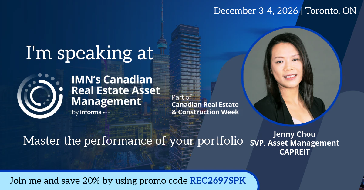 Canadian Real Estate Asset Management Marketing Banner for Speakers