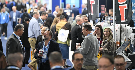 Crowded Expo Hall