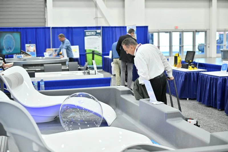 Pool and spa professionals at the 2025 Innovative Product Showcase