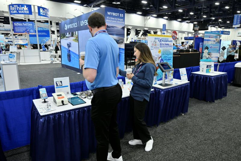 Pool and spa professionals at the 2025 Innovative Product Showcase