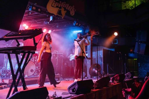 A New Orleans jazz concert