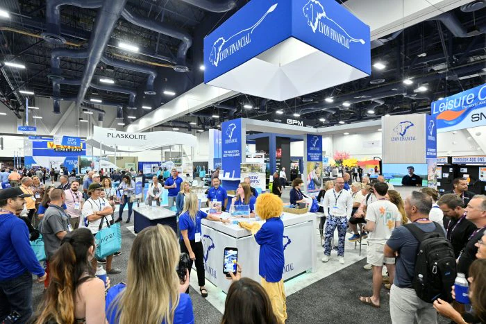 The Lyon Financial booth on the PSP Expo show floor