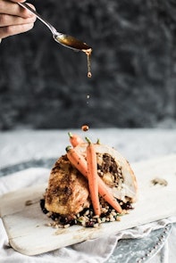 slice of beef wellington