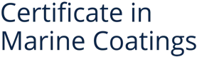 Certificate in Marine Coatings
