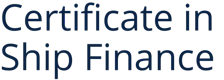Certificate in Ship Finance