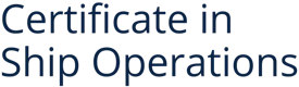 Certificate in Ship Operations