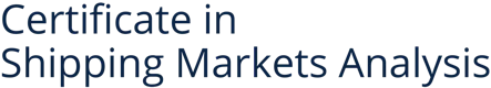 Certificate in Shipping Markets Analysis