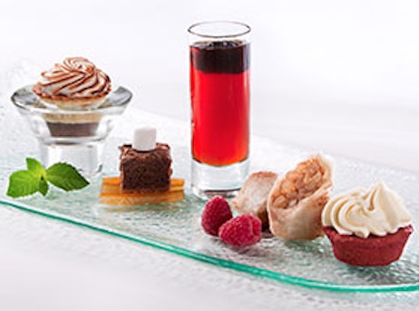 assorted mini desserts