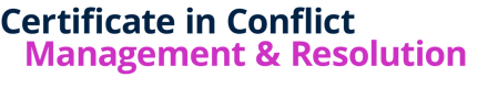 Certificate in Conflict Management & Resolution