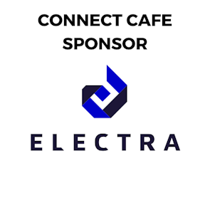 Electra logo – Connect Café Sponsor at MEES 2025, supporting networking lounges and hospitality zones for attendees