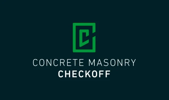 Concrete Masonry Checkoff