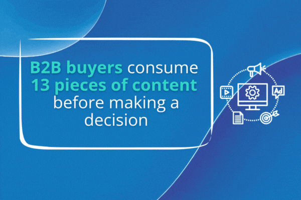 IT or telco professional consuming digital marketing media on their computer