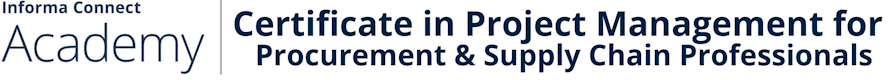 Certificate in Project Management for Procurement & Supply Chain Professionals