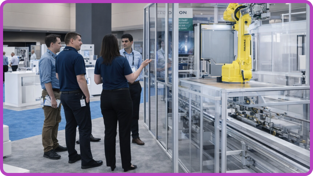 Exhibit Showing off Product at Tissue World