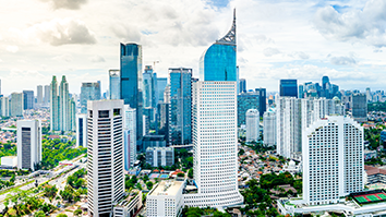 Sydney Opera House in Sydney Harbour (Australia)