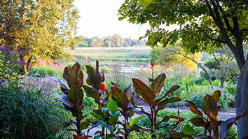 Scenic Michigan state university tollgate farm in Farmington Hills , Michigan