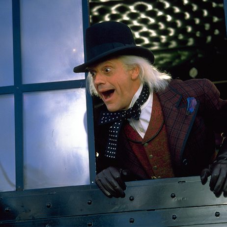 Christopher Lloyd at MEFCC Hall of Fame, famous for playing Doc Brown in Back to the Future.