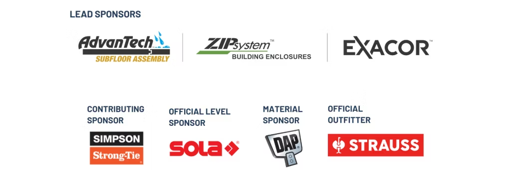 Building Clinic Sponsors