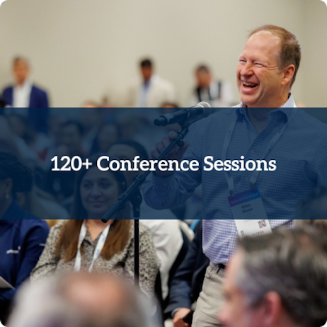 120+ Conference Sessions