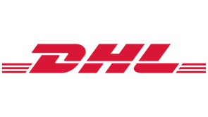 DHL logo.