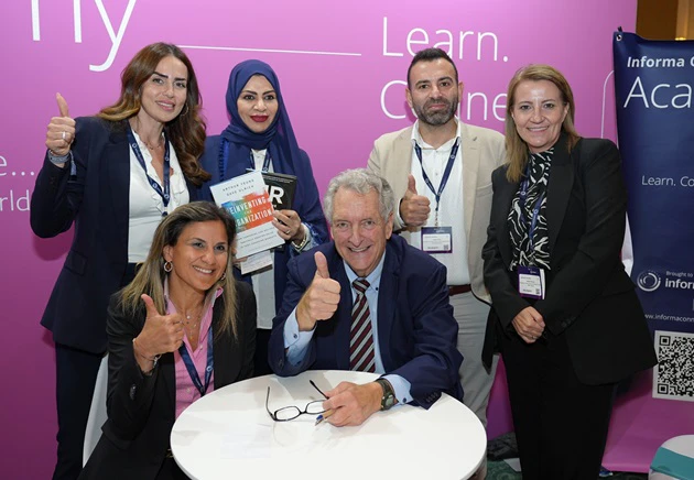 Meeting Dave Ulrich at L&D Summit in Abu Dhabi