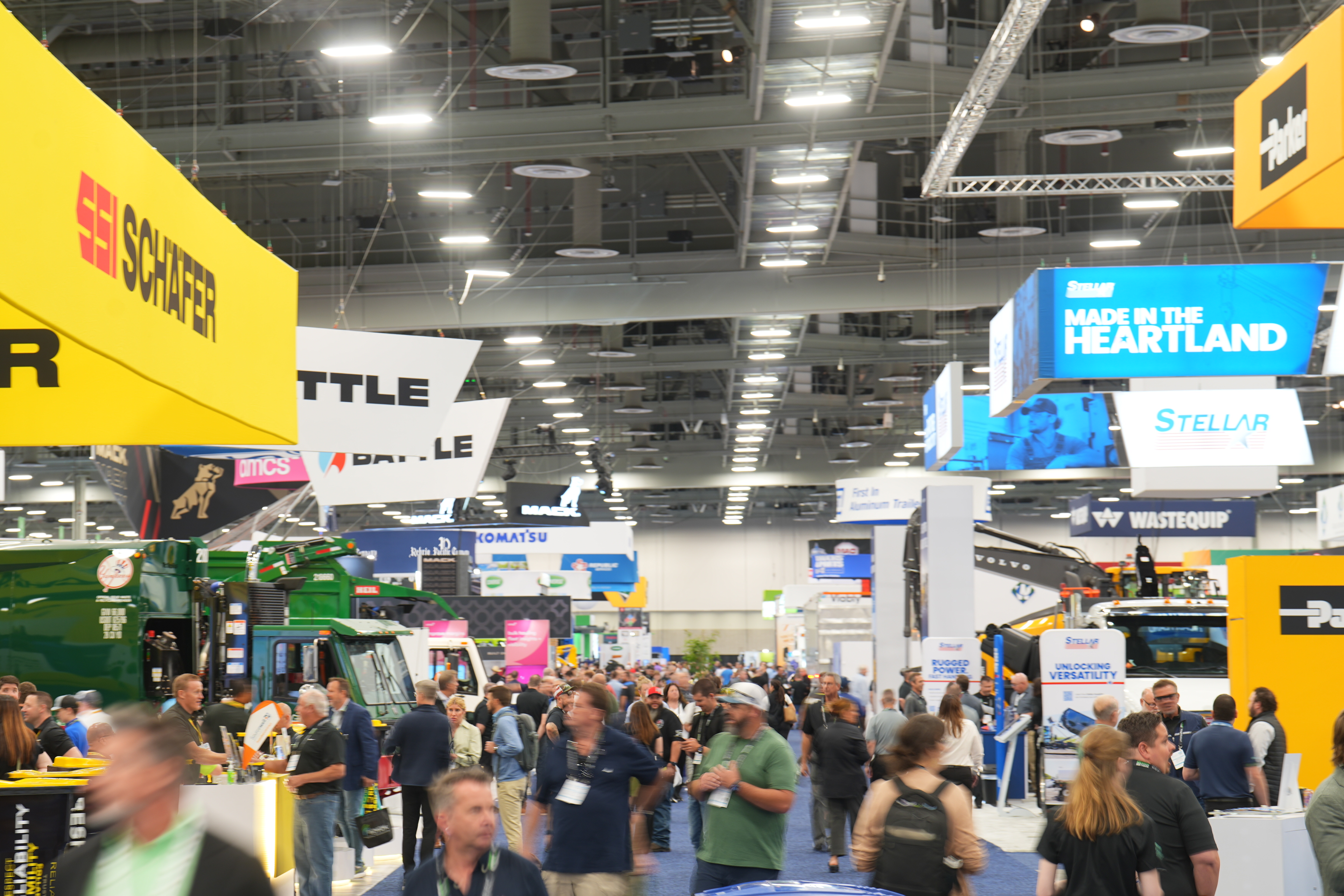 WasteExpo exhibitor hall