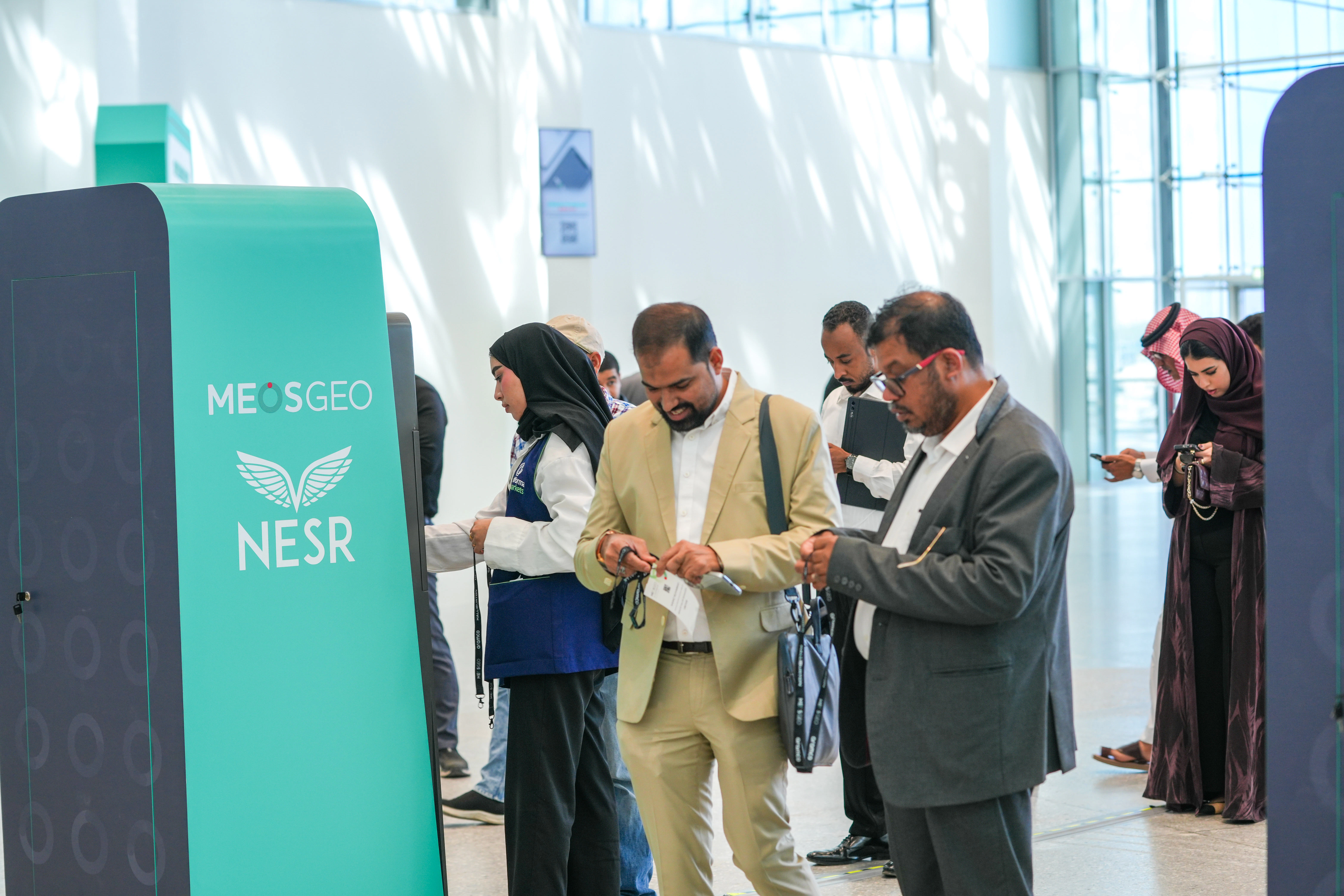 NESR branding at MEOS GEO 2025