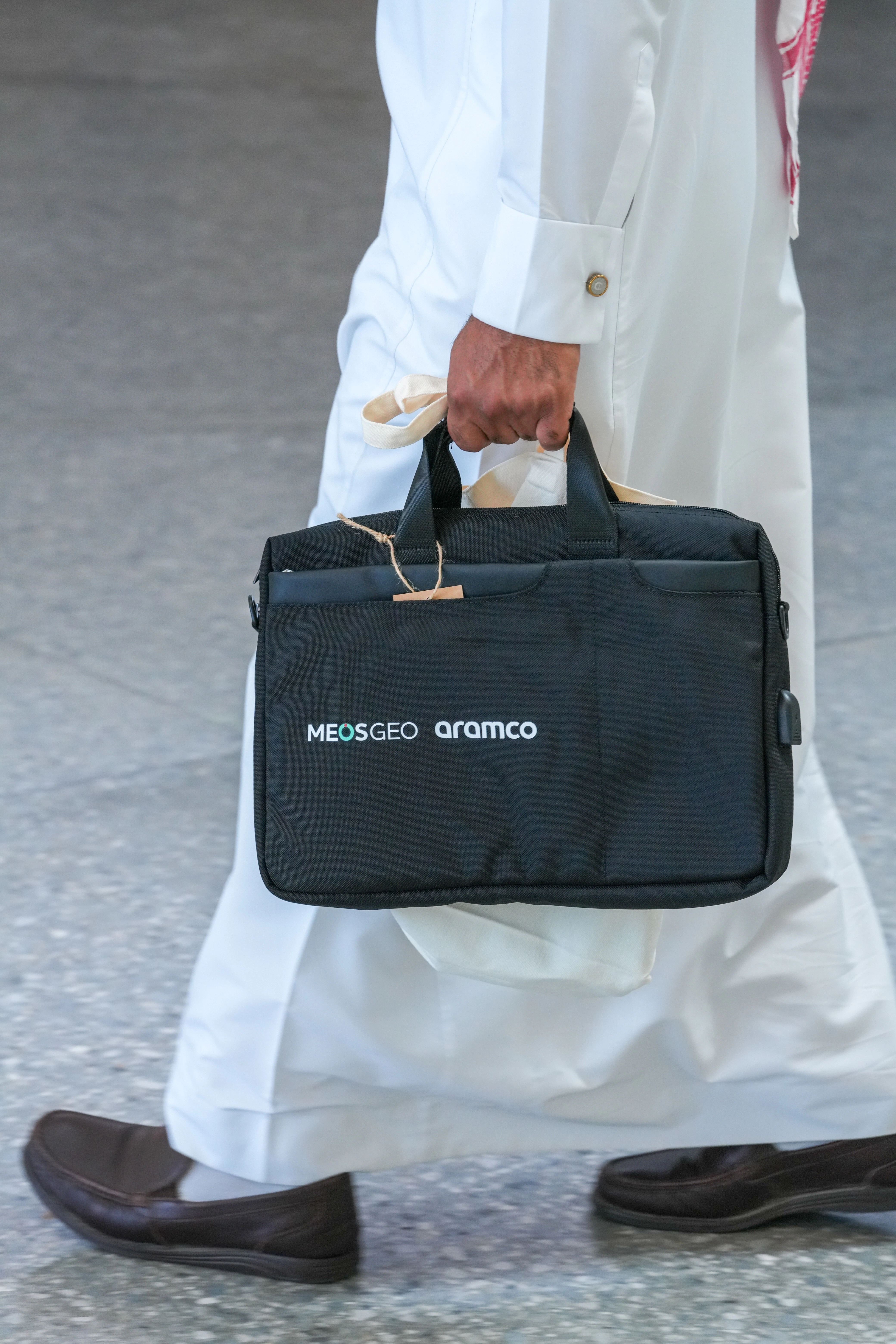 Aramco branding at MEOS GEO 2025