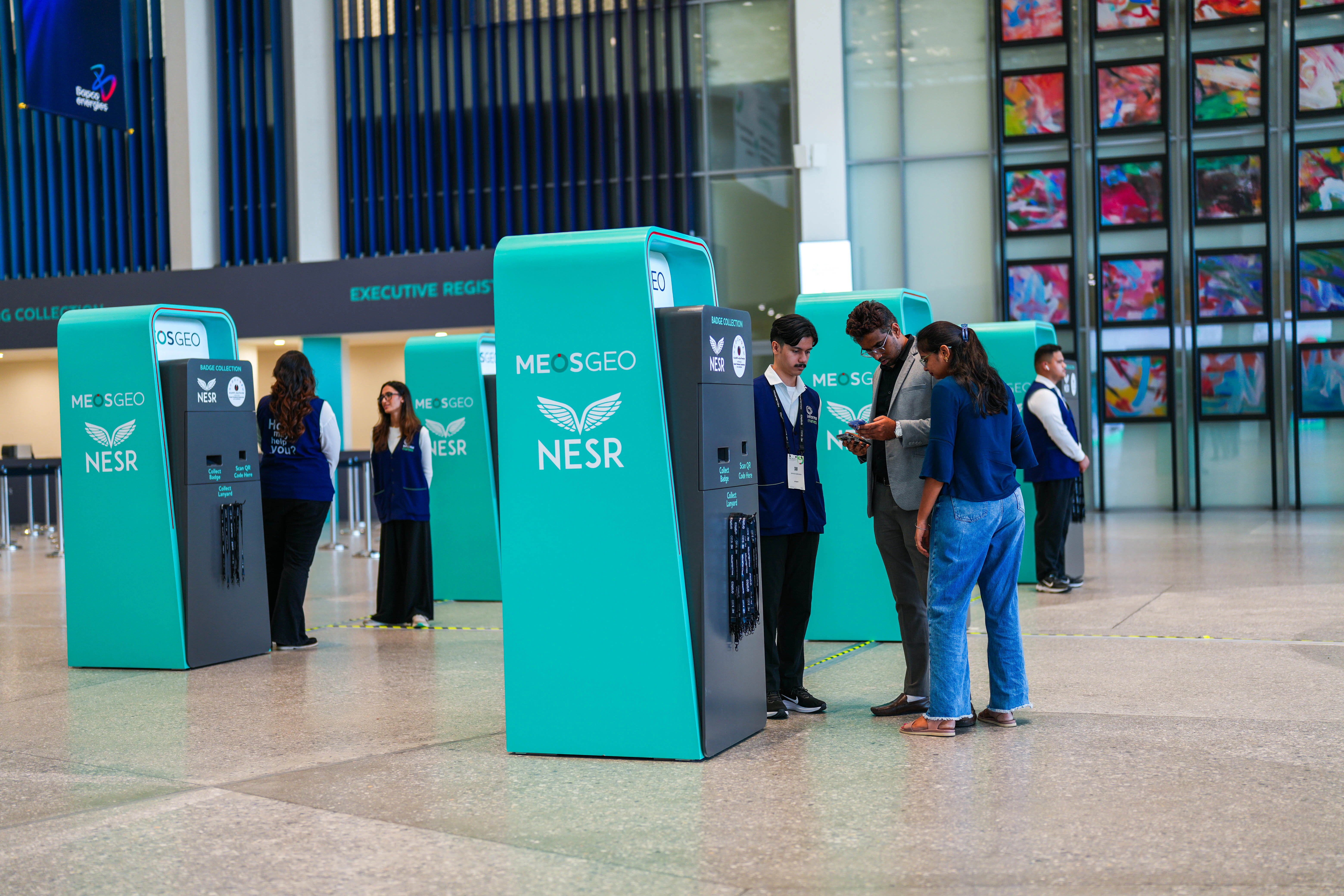 Registration branding at MEOS GEO 2025