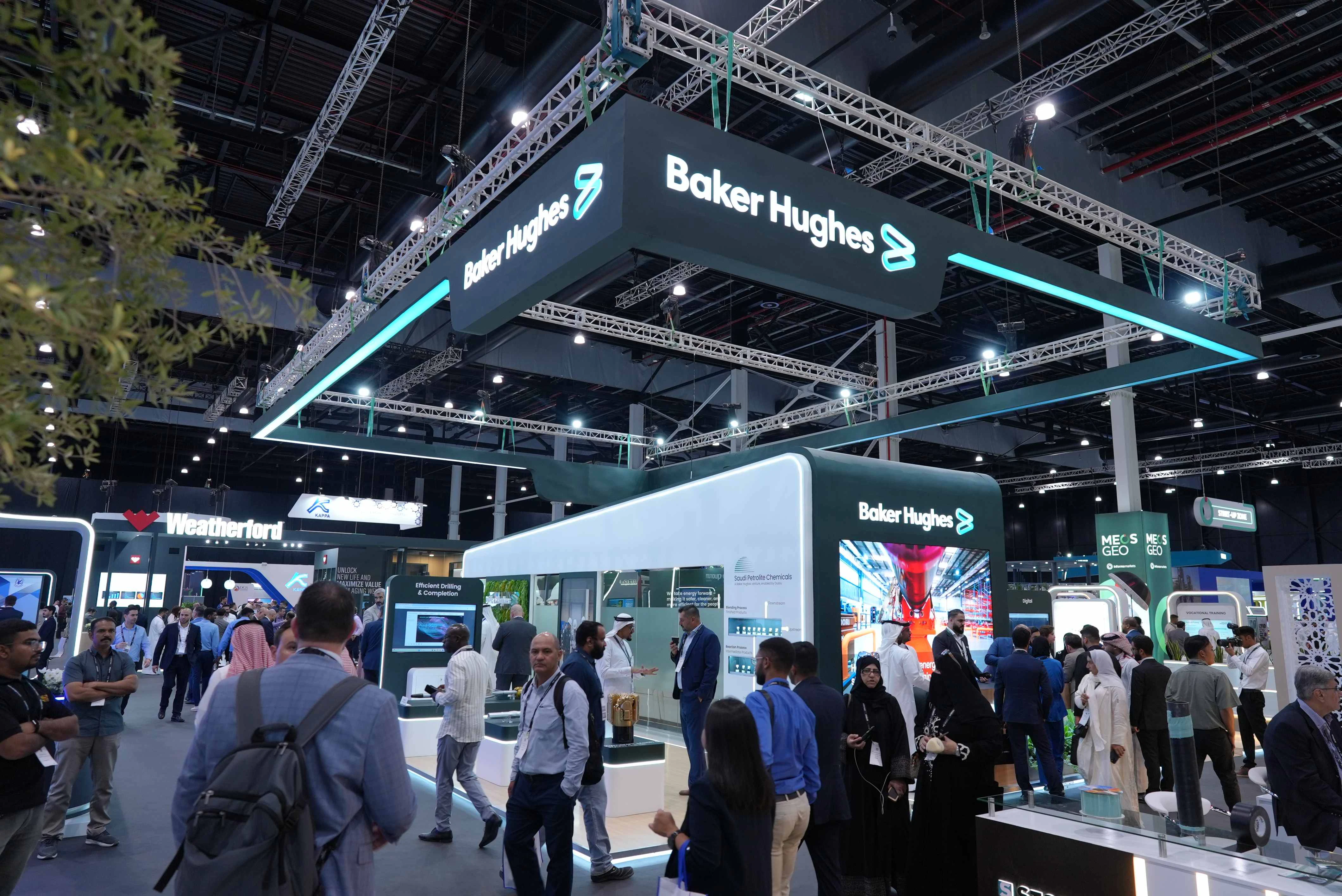Baker Hughes stand at MEOS GEO 2025