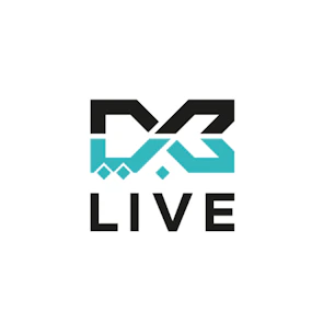 DXB Live logo – SES 2026 Exhibitor specializing in event production, stand building, and creative environments