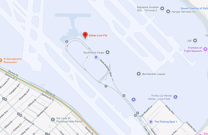 Google map directions from San Antonio Airport to Hyatt Regency Hill Country Resort and Spa