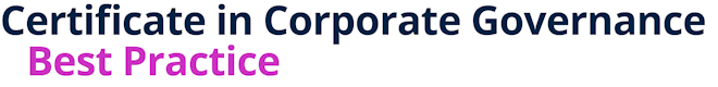 Certificate in Corporate Governance Best Practice