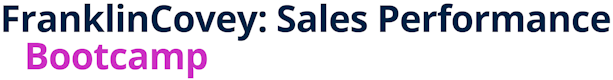 FranklinCovey: Sales Performance Bootcamp