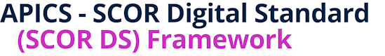 APICS - SCOR Digital Standard (SCOR DS) Framework
