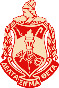 Delta Sigma Theta logo.