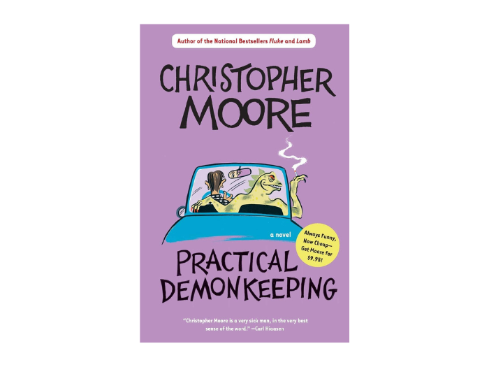 Cover art for Christopher Moore's book Practical Demonkeeping