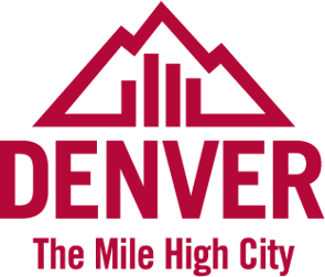 Visit Denver logo.