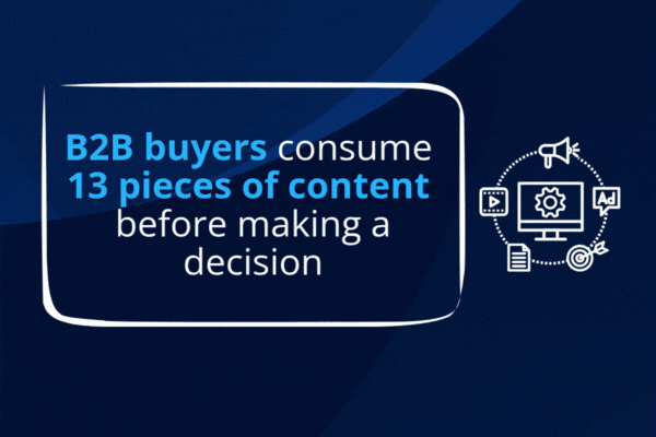 IT or telco professional consuming digital marketing media on their computer