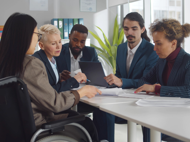 Diverse Business Classification Banners Icon