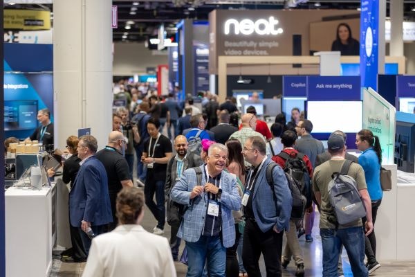 Attendees in Expo Hall